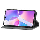 Чохол-книжка Skin Feel Leather Wallet для Honor X8a Grey, фото 4