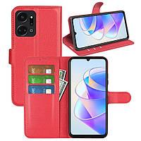 Чохол-книжка Litchie Wallet для Honor X7a Red