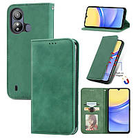 Чохол-книжка Skin Feel Leather Wallet для ZTE Blade L220 Green