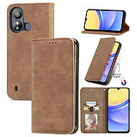 Чохол-книжка Skin Feel Leather Wallet для ZTE Blade L220 Brown