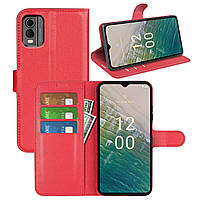 Чохол-книжка Litchie Wallet для Nokia C32 Red