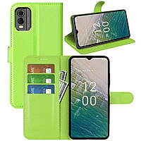 Чохол-книжка Litchie Wallet для Nokia C32 Light Green