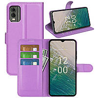 Чохол-книжка Litchie Wallet для Nokia C32 Violet