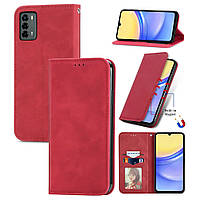 Чохол-книжка Skin Feel Leather Wallet для ZTE Blade V40 Vita / A72 4G Red