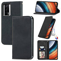 Чохол-книжка Skin Feel Leather Wallet для Poco F5 Pro / Redmi K60 / K60 Pro Black