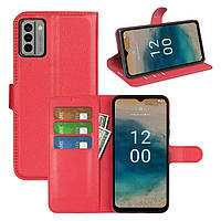 Чохол-книжка Litchie Wallet для Nokia G22 Red