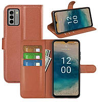 Чохол-книжка Litchie Wallet для Nokia G22 Brown