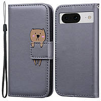 Чохол-книжка Animal Wallet для Google Pixel 8 Bear