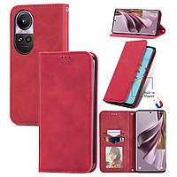 Чохол-книжка Skin Feel Leather Wallet для Oppo Reno 10 Pro 5G Red