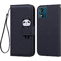 Чохол-книжка Animal Wallet для Motorola E13 Panda