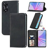 Чохол-книжка Skin Feel Leather Wallet для Oppo A78 4G Black