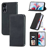 Чохол-книжка Skin Feel Leather Wallet для Oppo A98 5G Black