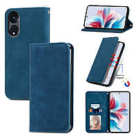 Чохол-книжка Skin Feel Leather Wallet для Oppo A98 5G Blue