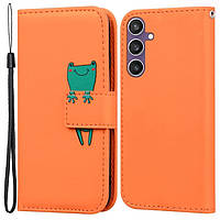 Чохол-книжка Animal Wallet для Samsung Galaxy S23 FE Frog
