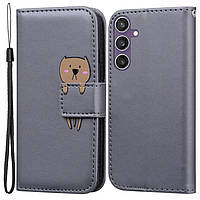 Чохол-книжка Animal Wallet для Samsung Galaxy S23 FE Bear
