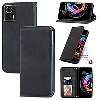 Чохол-книжка Skin Feel Leather Wallet для Motorola Edge 30 Neo Black