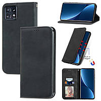 Чохол-книжка Skin Feel Leather Wallet для Motorola Edge 40 Pro Black