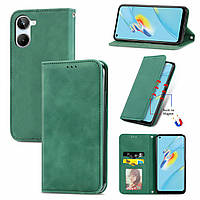 Чохол-книжка Skin Feel Leather Wallet для Realme 10 4G Green