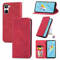 Чохол-книжка Skin Feel Leather Wallet для Realme 10 4G Red