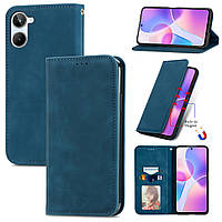 Чохол-книжка Skin Feel Leather Wallet для Realme 10 Pro 5G Blue