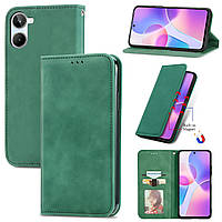 Чохол-книжка Skin Feel Leather Wallet для Realme 10 Pro 5G Green