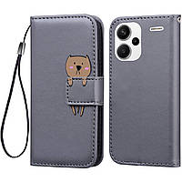 Чохол-книжка Animal Wallet для Xiaomi Redmi Note 13 Pro Plus 5G Bear