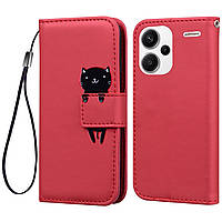 Чохол-книжка Animal Wallet для Xiaomi Redmi Note 13 Pro Plus 5G Cat