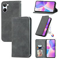 Чохол-книжка Skin Feel Leather Wallet для Realme 10 Pro 5G Grey