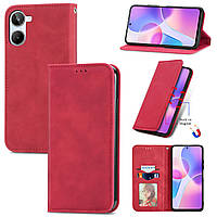 Чохол-книжка Skin Feel Leather Wallet для Realme 10 Pro 5G Red