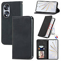 Чохол-книжка Skin Feel Leather Wallet для Honor 90 Black