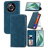 Чохол-книжка Skin Feel Leather Wallet для Realme 11 Pro / 11 Pro Plus Blue