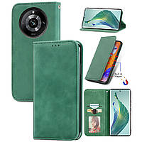 Чохол-книжка Skin Feel Leather Wallet для Realme 11 Pro / 11 Pro Plus Green