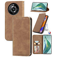 Чохол-книжка Skin Feel Leather Wallet для Realme 11 Pro / 11 Pro Plus Brown