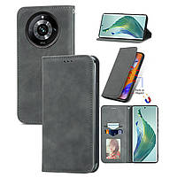Чохол-книжка Skin Feel Leather Wallet для Realme 11 Pro / 11 Pro Plus Grey