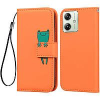 Чохол-книжка Animal Wallet для Motorola G54 / G54 Power Frog