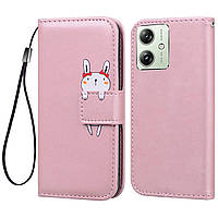 Чохол-книжка Animal Wallet для Motorola G54 / G54 Power Rabbit