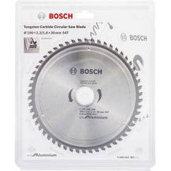 Диск пиляльний Bosch Eco for Aluminium 190x2.42/1.6x30 мм 54TCG