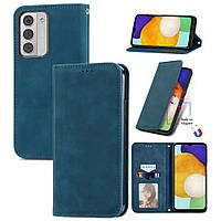 Чохол-книжка Skin Feel Leather Wallet для Nokia G42 Blue
