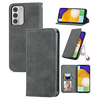 Чохол-книжка Skin Feel Leather Wallet для Nokia G42 Grey