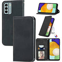 Чохол-книжка Skin Feel Leather Wallet для Nokia G22 Black