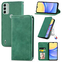 Чохол-книжка Skin Feel Leather Wallet для Nokia C31 Green