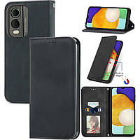 Чохол-книжка Skin Feel Leather Wallet для Nokia C32 Black
