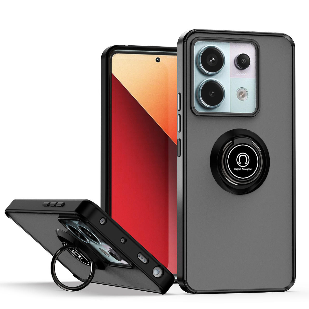 Чохол Totu Ring Series для Xiaomi Redmi Note 13 Pro 5G / Poco X6 5G Black