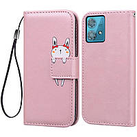 Чохол-книжка Animal Wallet для Motorola Edge 40 Neo Rabbit