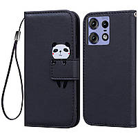 Чохол-книжка Animal Wallet для Motorola Edge 50 Pro Panda
