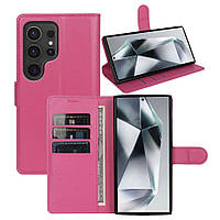 Чохол-книжка Litchie Wallet для Samsung Galaxy S24 Ultra Rose