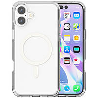 Чохол Silicone Case with MagSafe для Apple iPhone 16 Clear