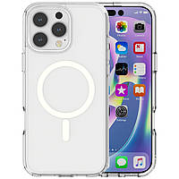 Чохол Silicone Case with MagSafe для Apple iPhone 16 Pro Max Clear