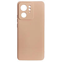 Чохол Full Silicone Cover для Motorola Edge 40 Sand Pink