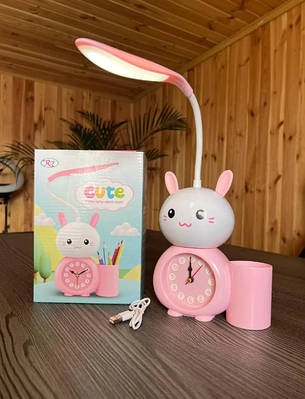 Дитячий годинник 3 в1 (Часи Настільна лампа органайзер для ручок)Alarm clock XL-800 209149
